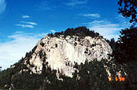 view of rock face