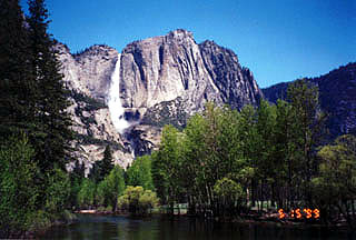 view of Yosemite falls
