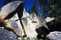rock formation near Carson Falls