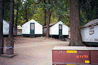 tent cabins at Camp Curry