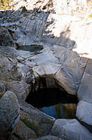only a stagnant pool of water in Yosemite Creek
