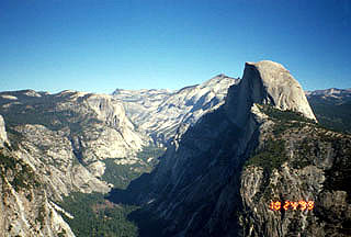 view from Glacier Point