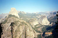 afternoon view of Half Dome from the Panorama trail