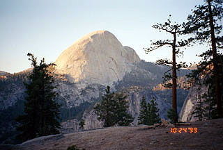 Half Dome in the early evening