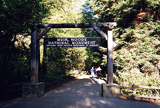 entrance to Muir Woods