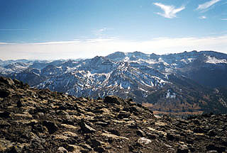 Leavitt Peak and surrounding range